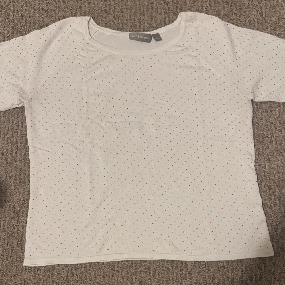 Sweet polka dot sweater